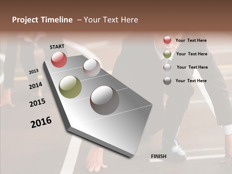 Game Knee Business PowerPoint Template