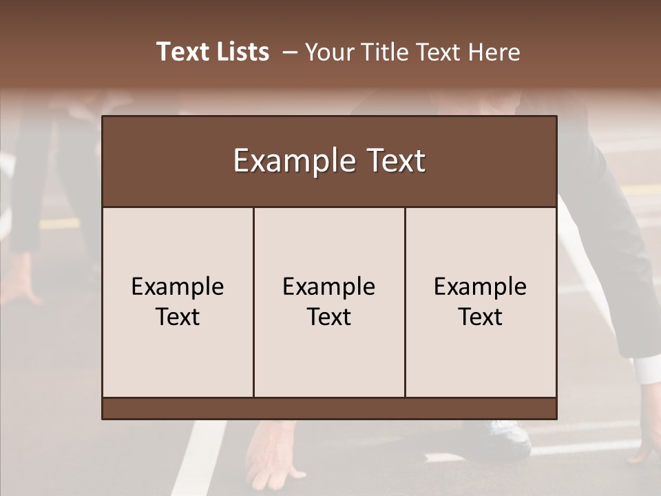 Game Knee Business PowerPoint Template