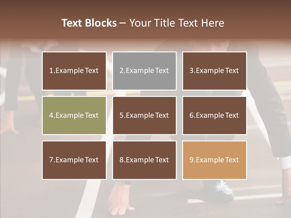 Game Knee Business PowerPoint Template