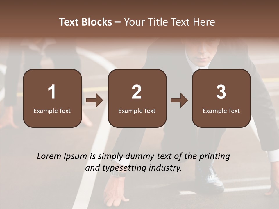 Game Knee Business PowerPoint Template