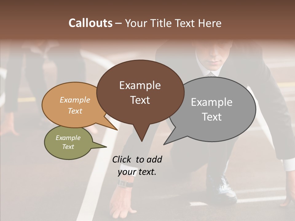 Game Knee Business PowerPoint Template