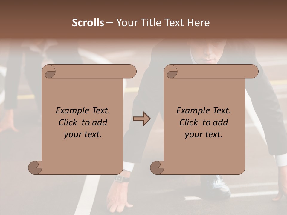 Game Knee Business PowerPoint Template