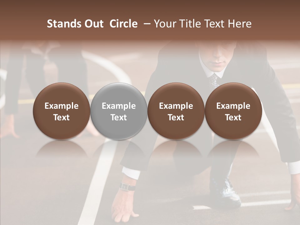 Game Knee Business PowerPoint Template