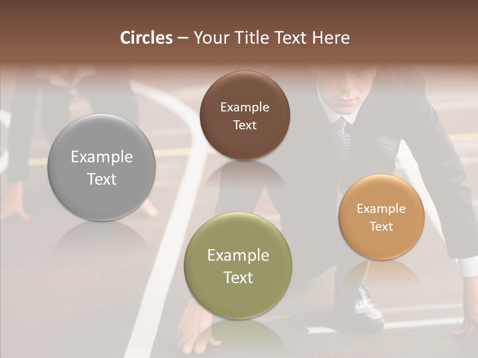 Game Knee Business PowerPoint Template