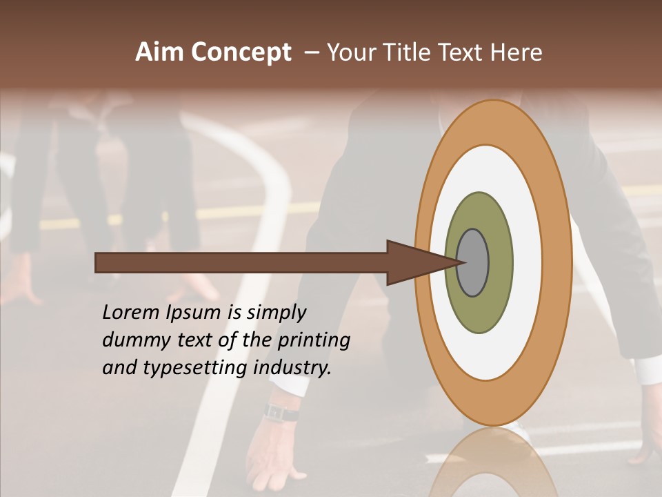 Game Knee Business PowerPoint Template