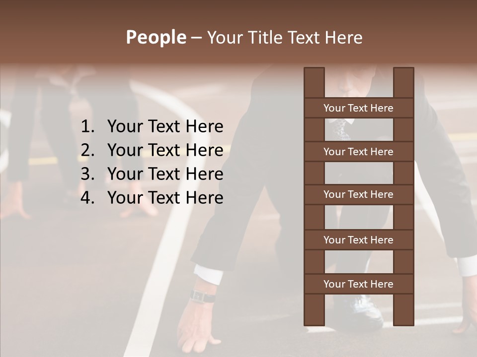 Game Knee Business PowerPoint Template