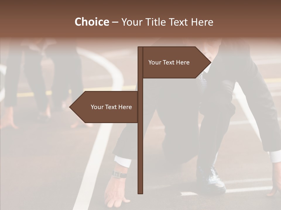 Game Knee Business PowerPoint Template