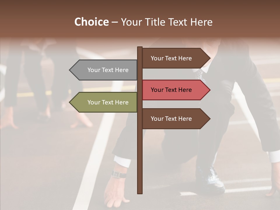 Game Knee Business PowerPoint Template