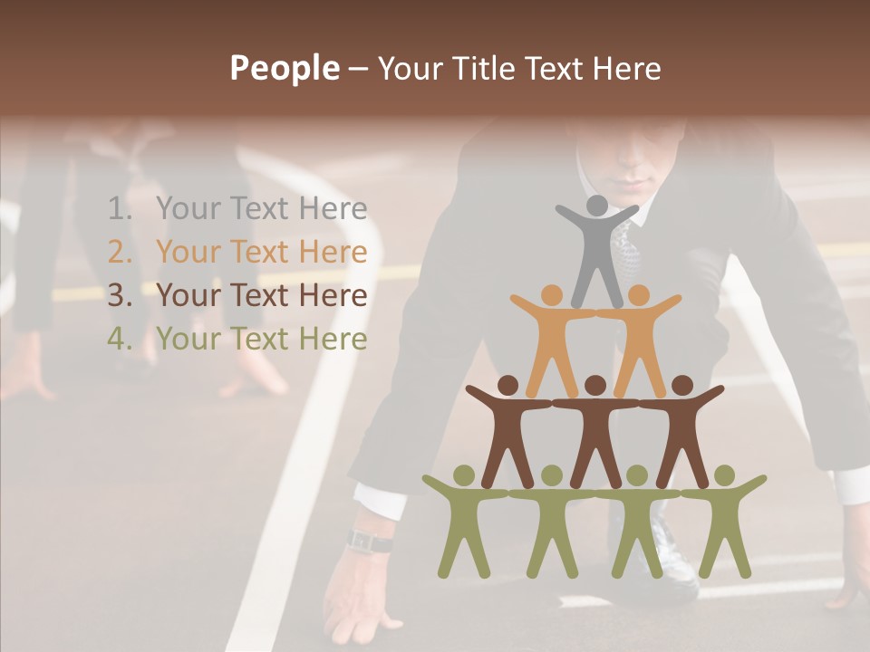 Game Knee Business PowerPoint Template