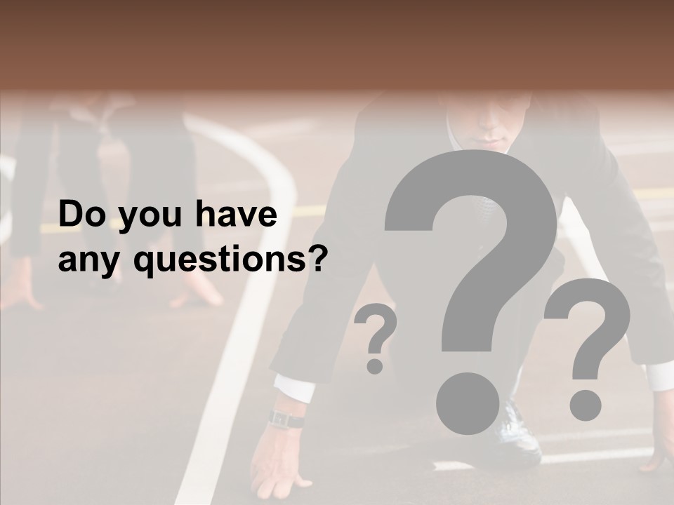 Game Knee Business PowerPoint Template