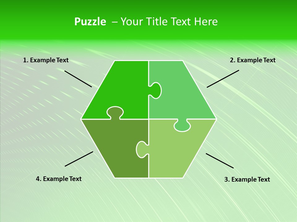 Fractal Wallpaper Lines PowerPoint Template