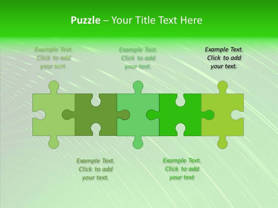 Fractal Wallpaper Lines PowerPoint Template