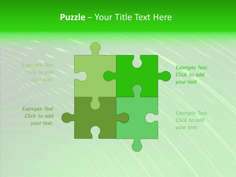 Fractal Wallpaper Lines PowerPoint Template