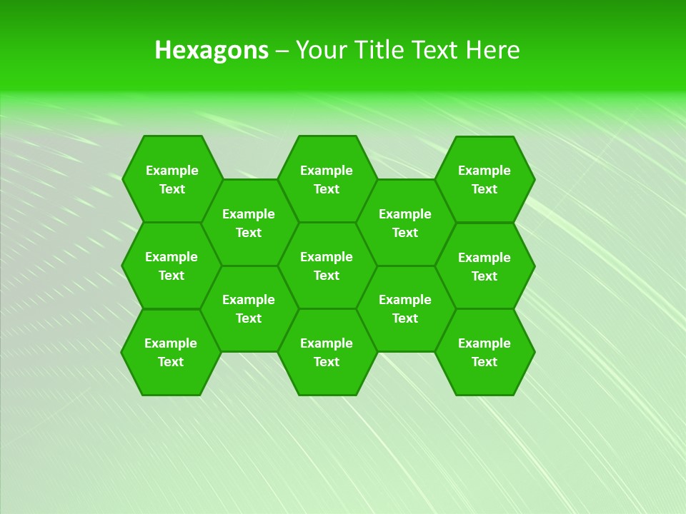 Fractal Wallpaper Lines PowerPoint Template