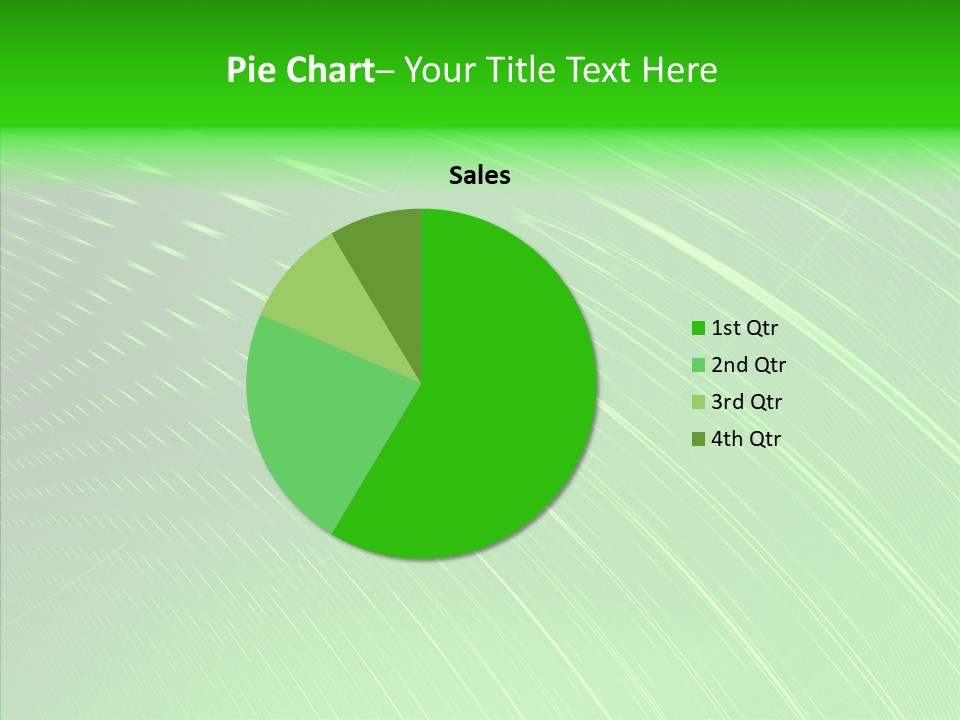 Fractal Wallpaper Lines PowerPoint Template
