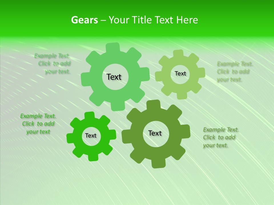 Fractal Wallpaper Lines PowerPoint Template