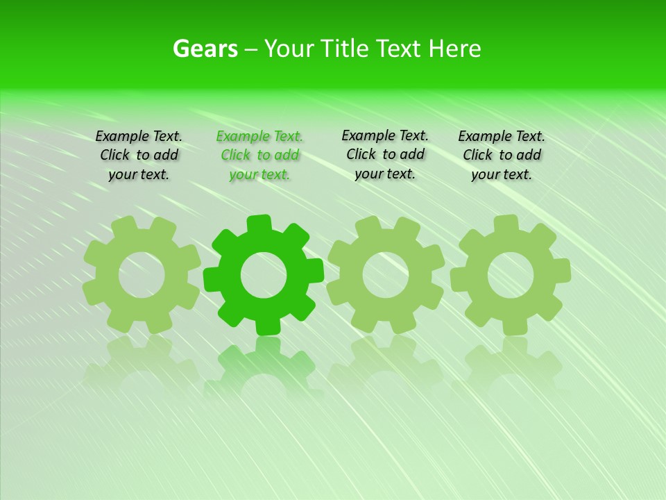 Fractal Wallpaper Lines PowerPoint Template