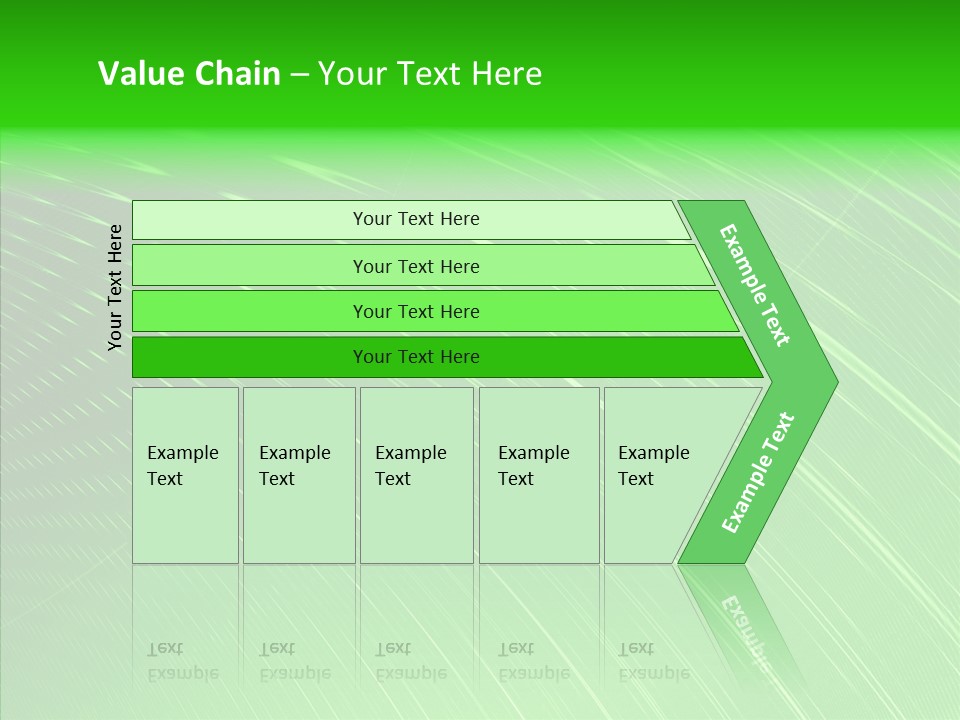 Fractal Wallpaper Lines PowerPoint Template