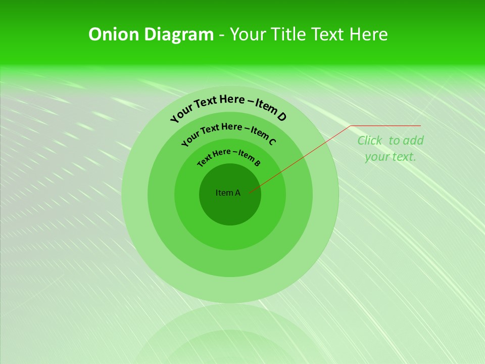 Fractal Wallpaper Lines PowerPoint Template