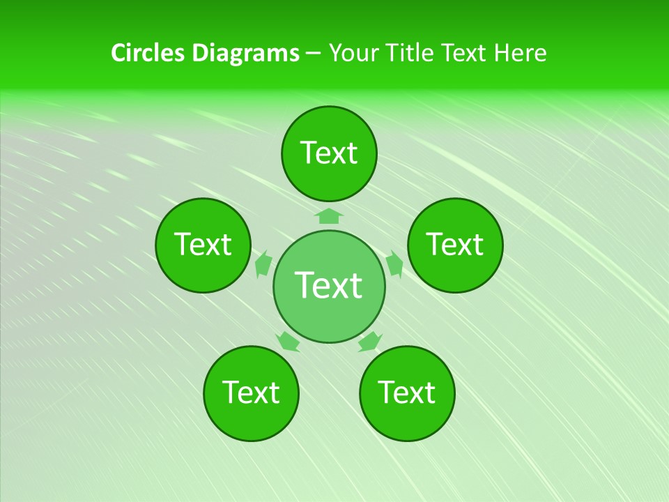 Fractal Wallpaper Lines PowerPoint Template