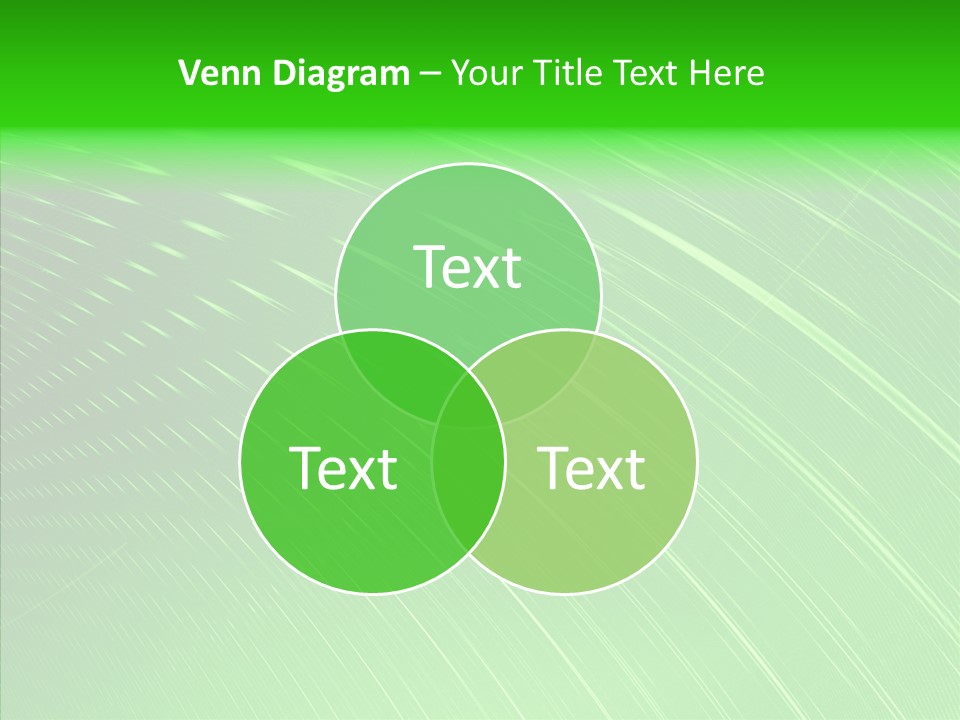 Fractal Wallpaper Lines PowerPoint Template