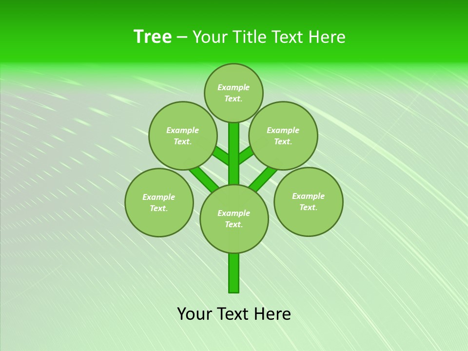 Fractal Wallpaper Lines PowerPoint Template