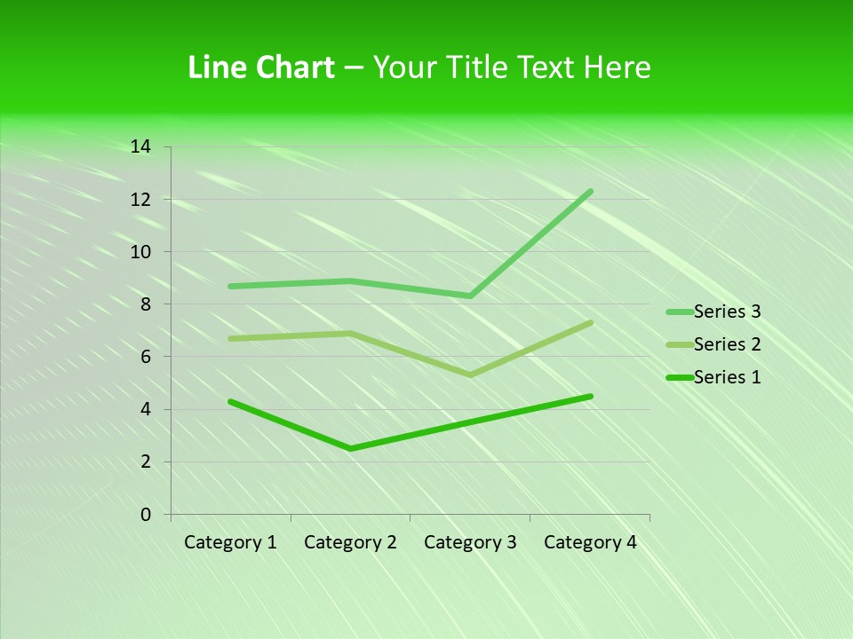 Fractal Wallpaper Lines PowerPoint Template