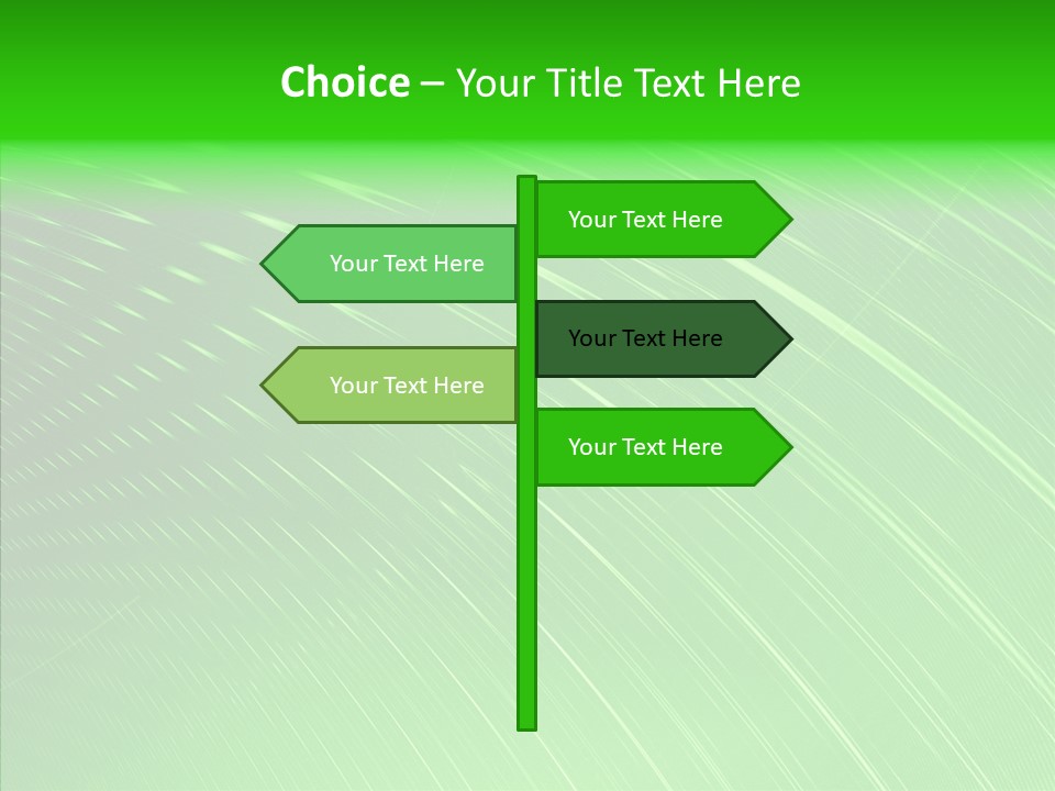 Fractal Wallpaper Lines PowerPoint Template