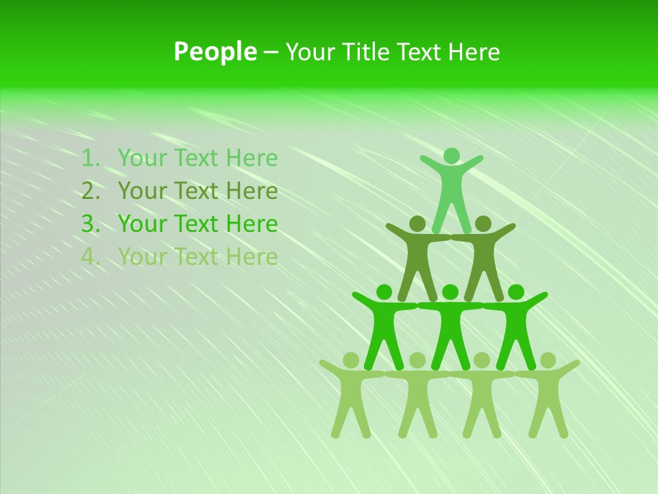 Fractal Wallpaper Lines PowerPoint Template