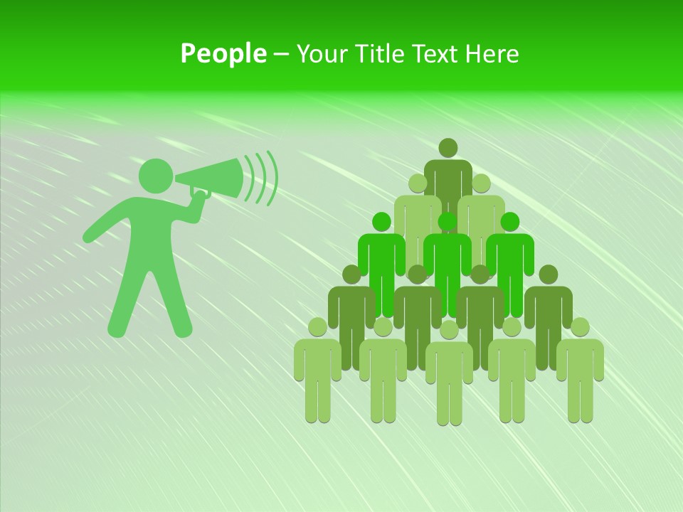 Fractal Wallpaper Lines PowerPoint Template