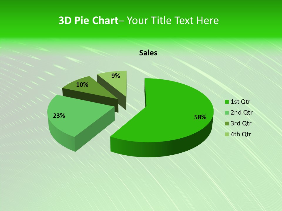 Fractal Wallpaper Lines PowerPoint Template