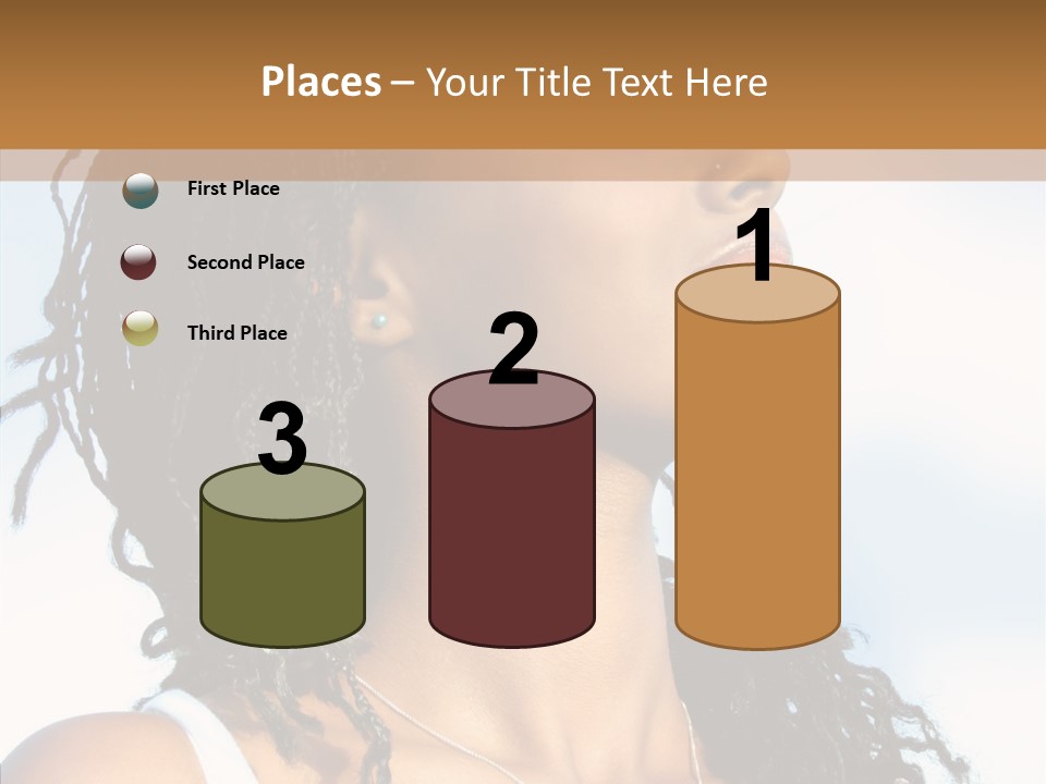 Dreaming Portrait Charming PowerPoint Template