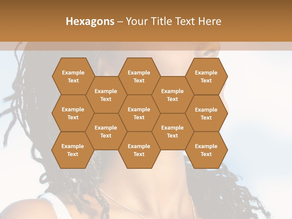 Dreaming Portrait Charming PowerPoint Template