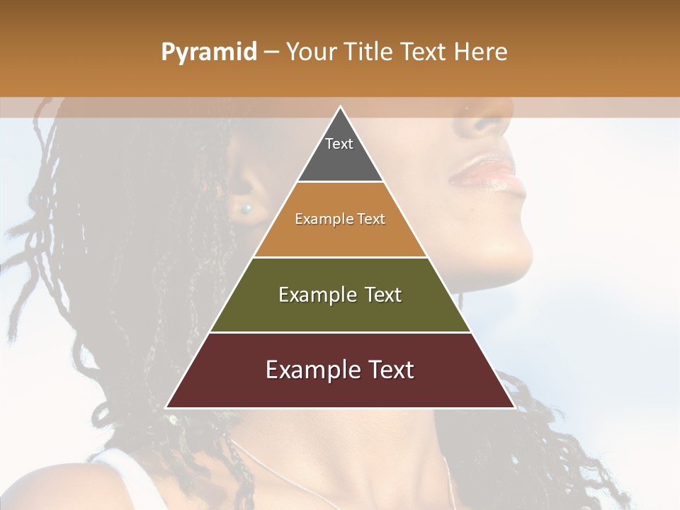 Dreaming Portrait Charming PowerPoint Template