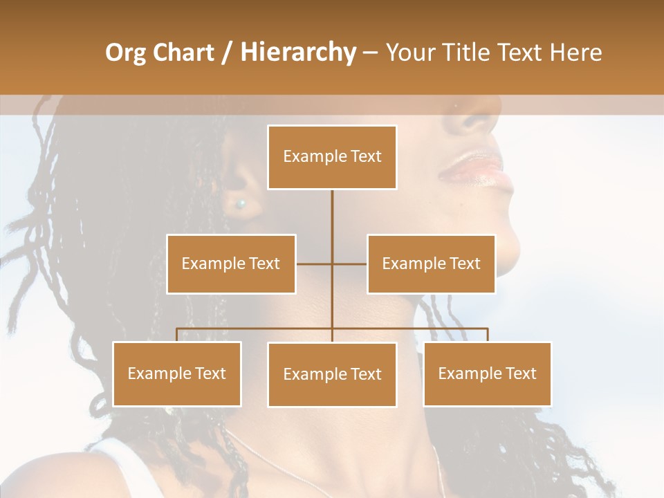 Dreaming Portrait Charming PowerPoint Template