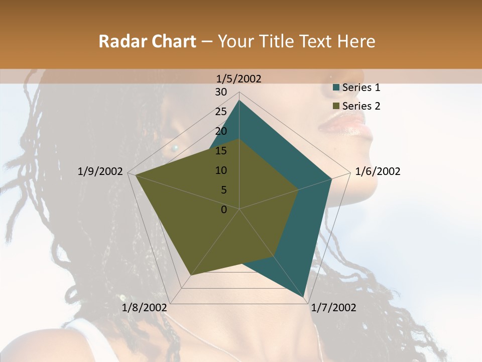 Dreaming Portrait Charming PowerPoint Template