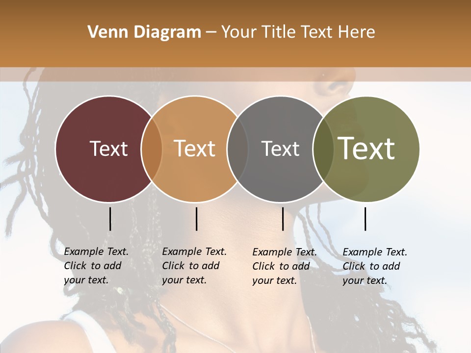 Dreaming Portrait Charming PowerPoint Template