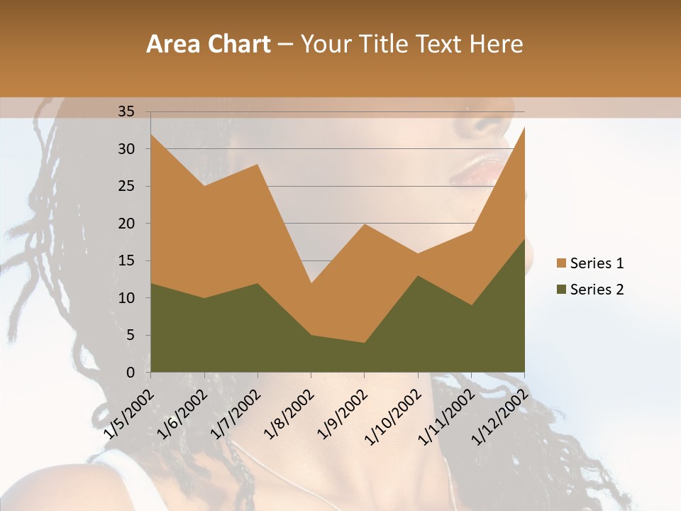 Dreaming Portrait Charming PowerPoint Template