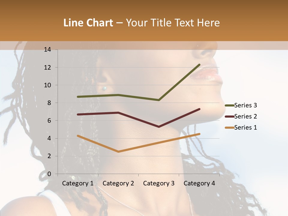 Dreaming Portrait Charming PowerPoint Template