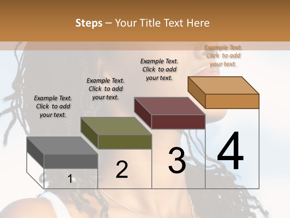 Dreaming Portrait Charming PowerPoint Template