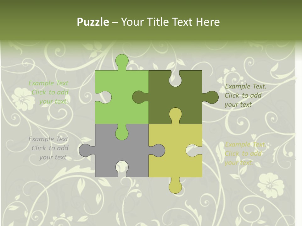 Natural Artistic Beautiful PowerPoint Template