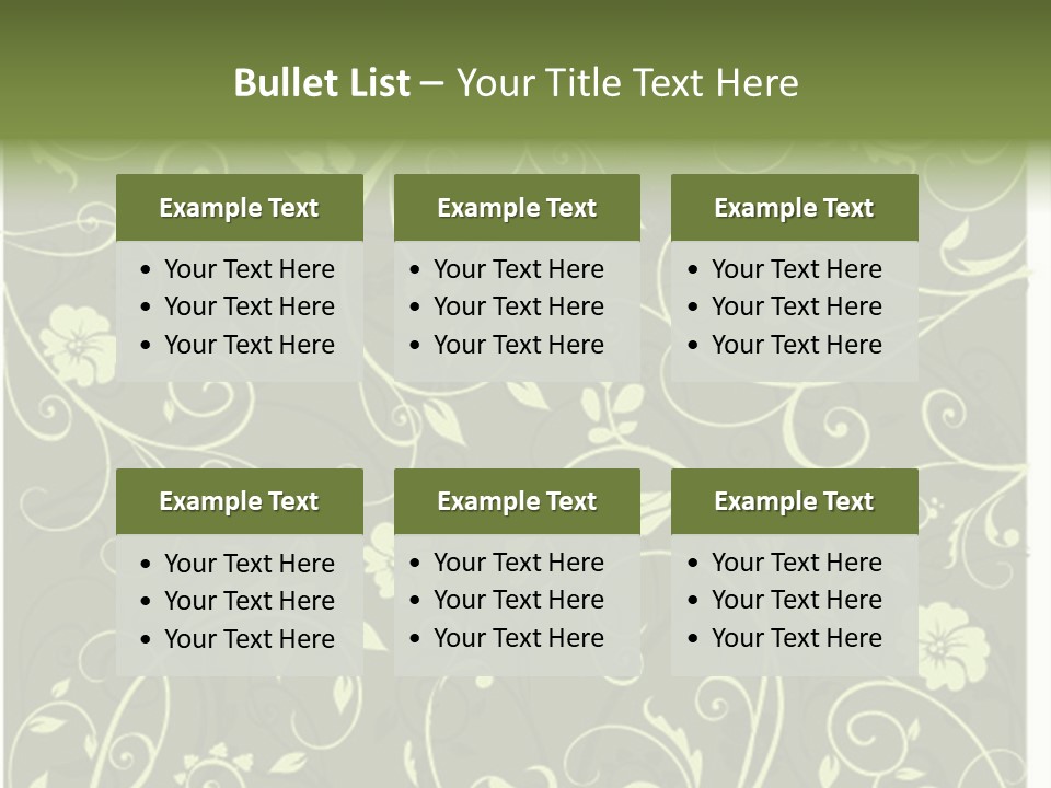 Natural Artistic Beautiful PowerPoint Template