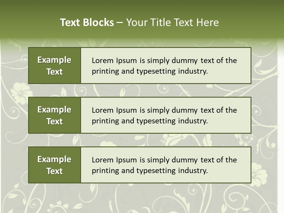 Natural Artistic Beautiful PowerPoint Template