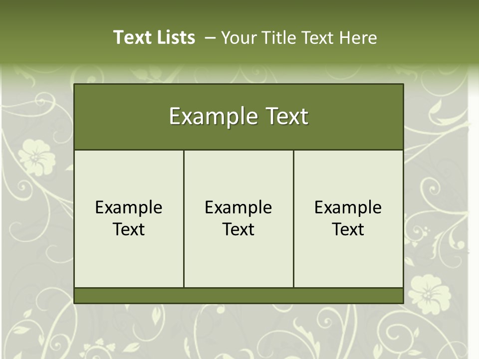 Natural Artistic Beautiful PowerPoint Template