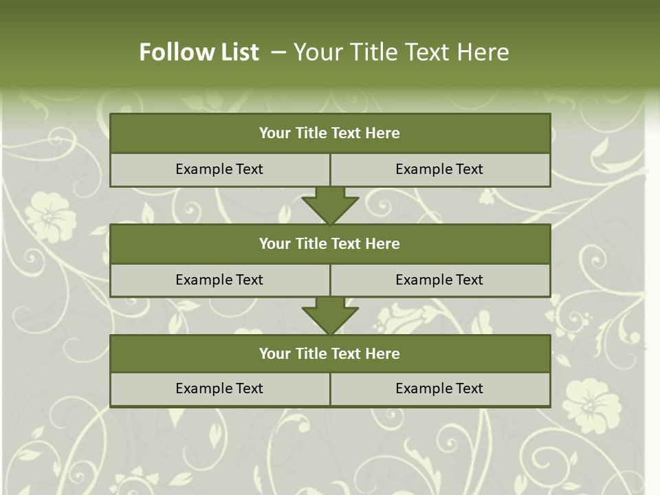 Natural Artistic Beautiful PowerPoint Template