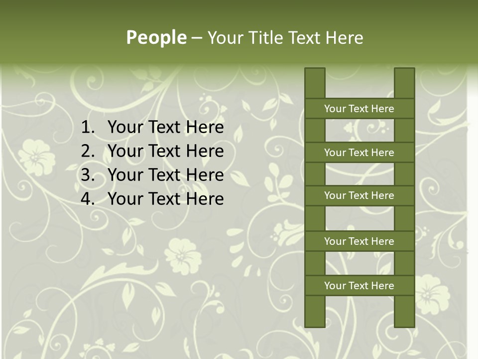 Natural Artistic Beautiful PowerPoint Template