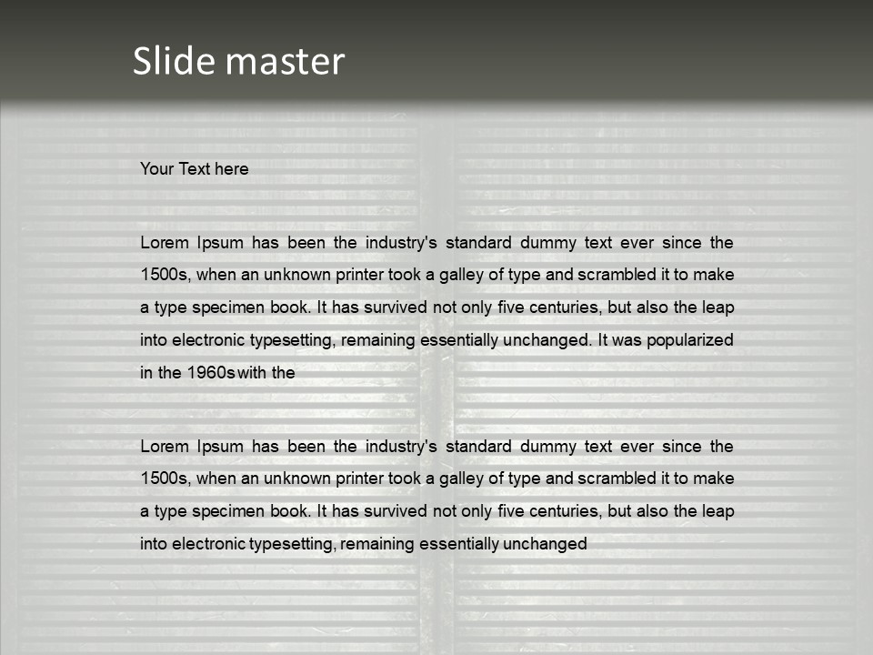 Lattice Texture Closeup PowerPoint Template