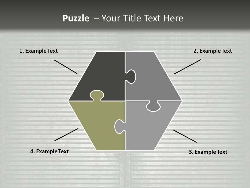 Lattice Texture Closeup PowerPoint Template