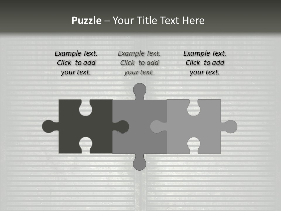 Lattice Texture Closeup PowerPoint Template