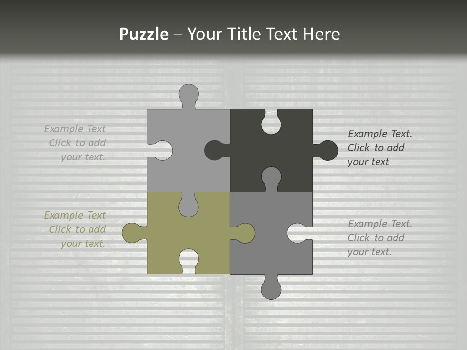 Lattice Texture Closeup PowerPoint Template